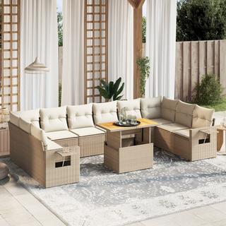 VidaXL Garten sofagarnitur poly-rattan  