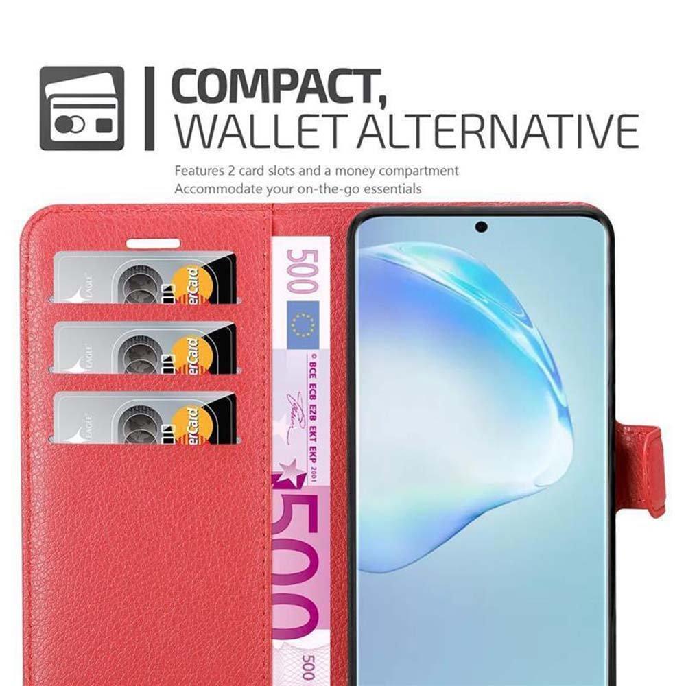 Cadorabo  Housse compatible avec Samsung Galaxy S20 PLUS - Coque de protection avec fermeture magnétique, fonction de support et compartiment pour carte 