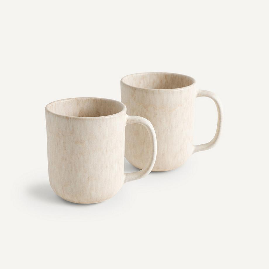 AM.PM 2er-Set Becher Rusty aus matt lackiertem Steingut  