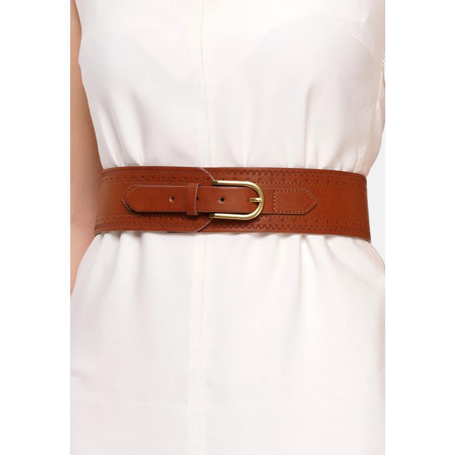 AVANT-GARDE PARIS  Cintura Classica Marrone Scuro 