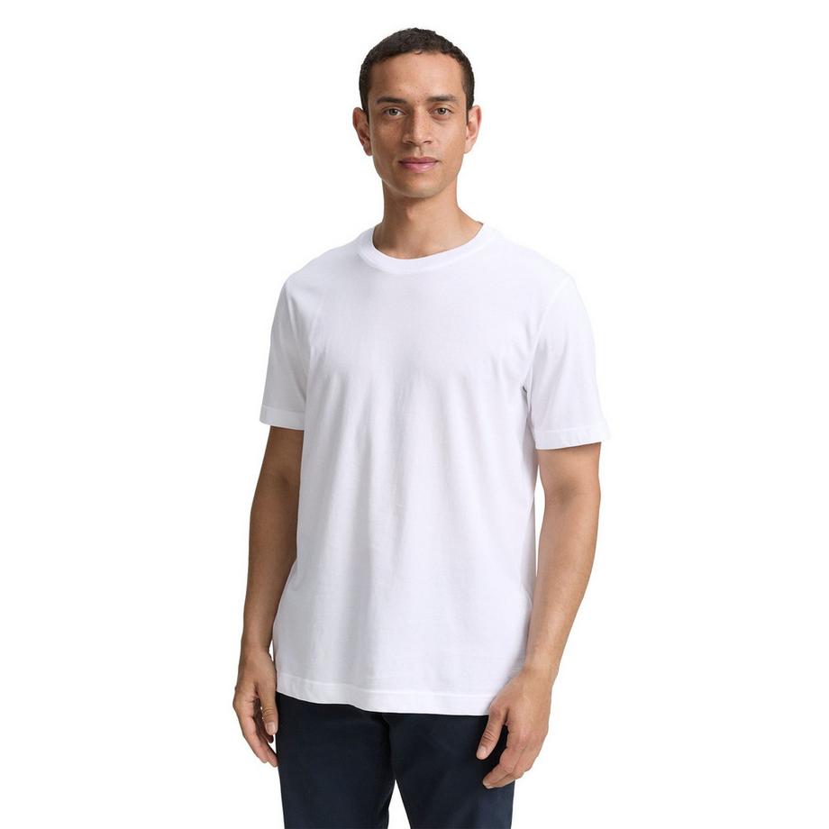 TOM TAILOR T-shirt  Paquet de 2 Confortable à porter-Double Pack Crew Neck Tee  