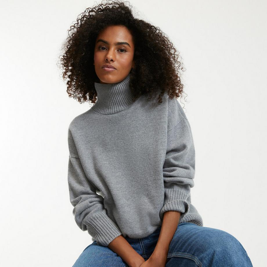 La Redoute Collections Maglione dolcevita in lana cashmere  