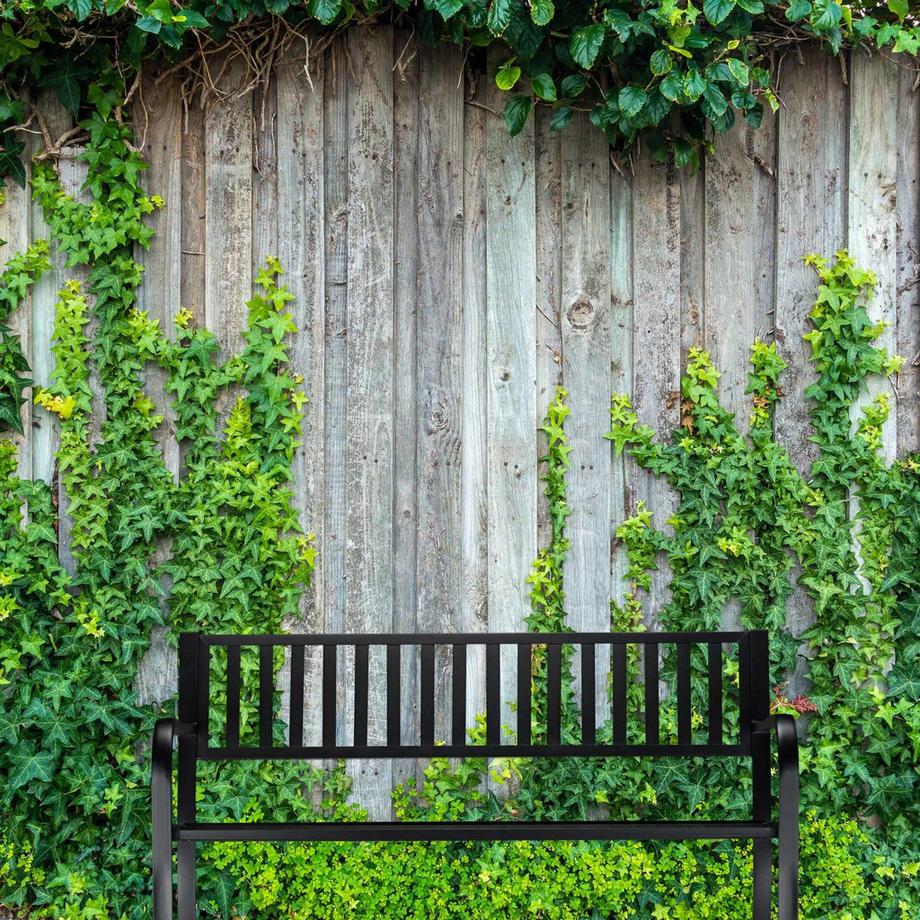 B2X Gartenbank mit Metallstütze  