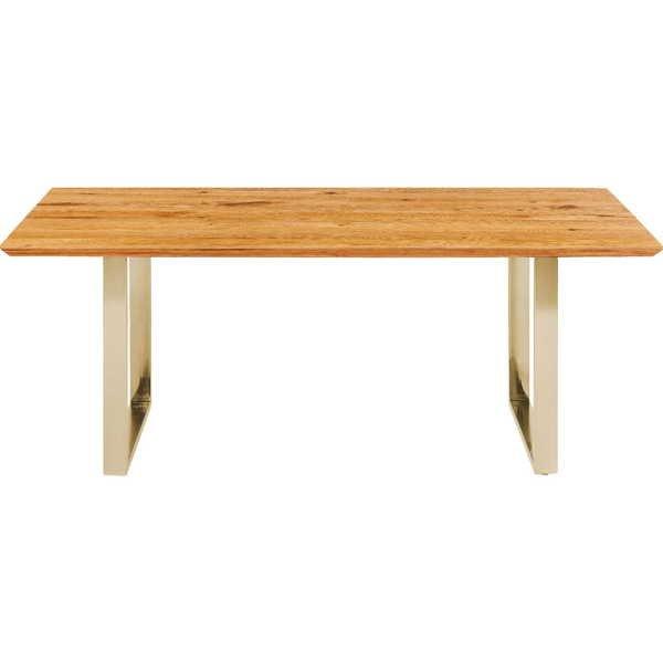 KARE Design Table Symphony chêne laiton 180x90  