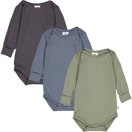 Müsli by Green Cotton  Langarmbody 3er-Pack 