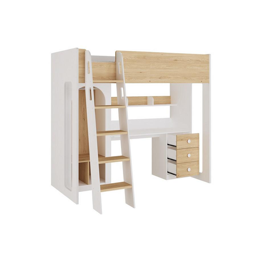 Vente-unique Hochbett ALVENOU  