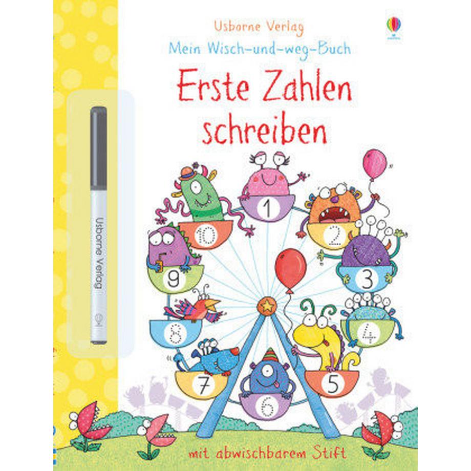 Usborne  Mein Wisch-und-weg-Buch: Erste Zahlen schreiben 