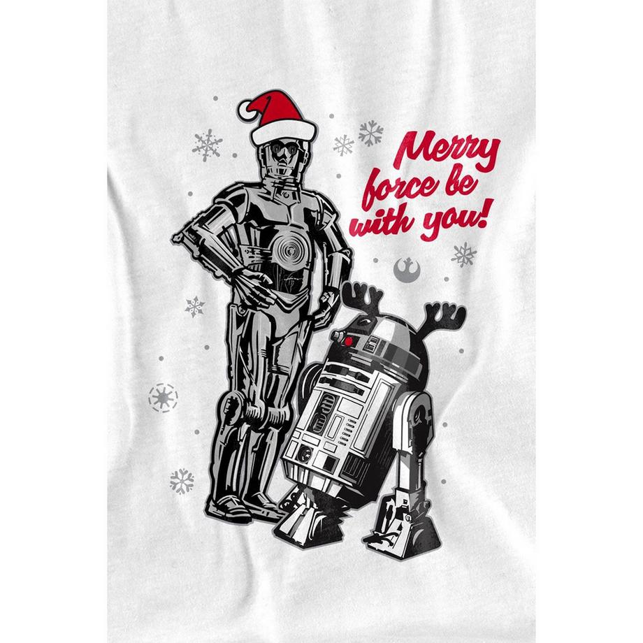 STAR WARS Merry Christmas Droids T-Shirt  