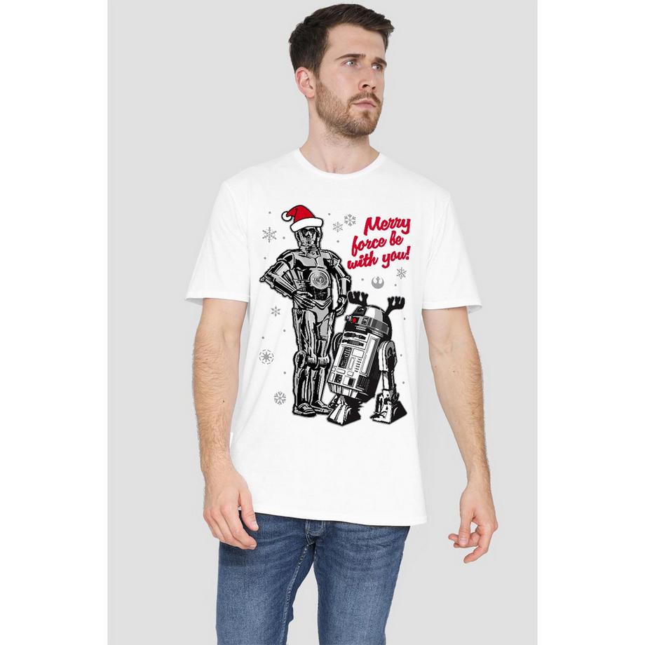 STAR WARS Merry Christmas Droids T-Shirt  