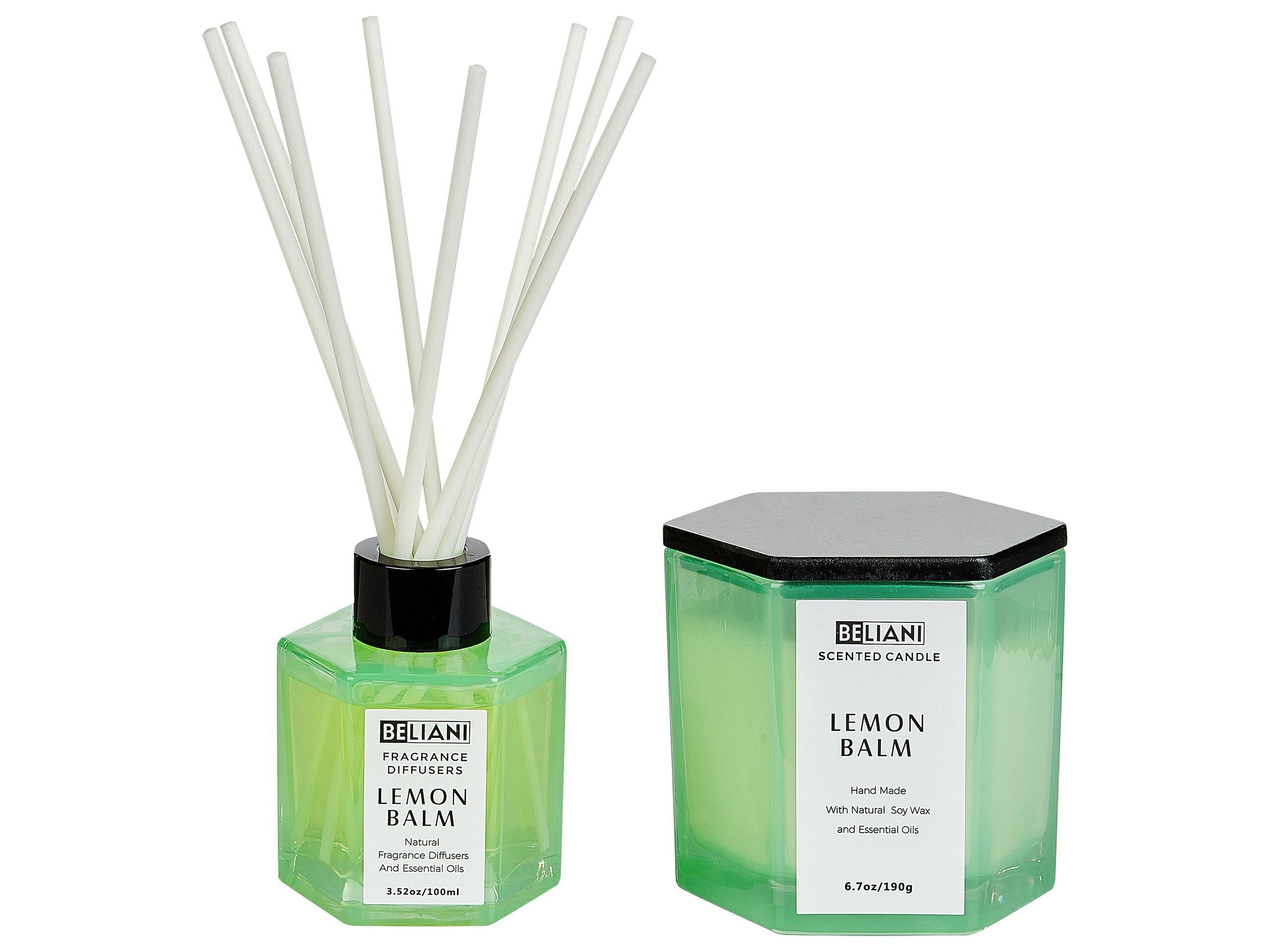 Beliani Bougie parfumée avec diffuseur en Cire de soja Moderne CLASSY TINT  
