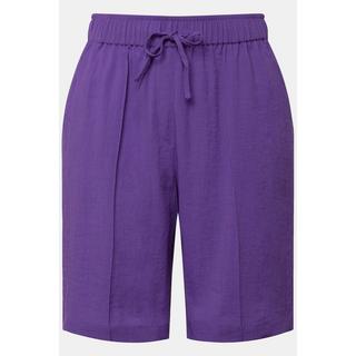 Ulla Popken  Short à taille élastique. Jambe large et passepoils. 