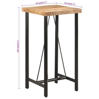 VidaXL Table de bar bois  