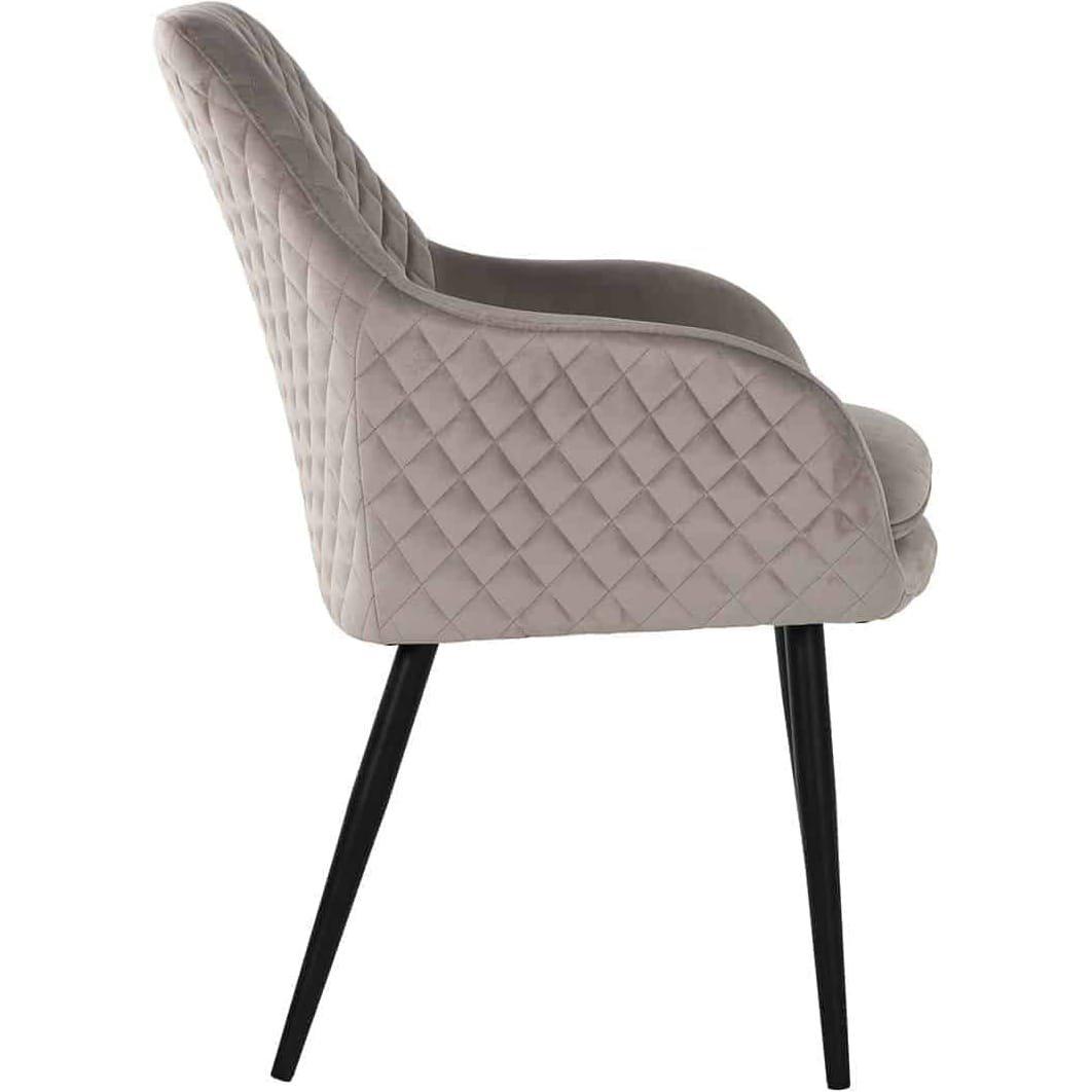 mutoni Chaise Chrissy kaki noir  