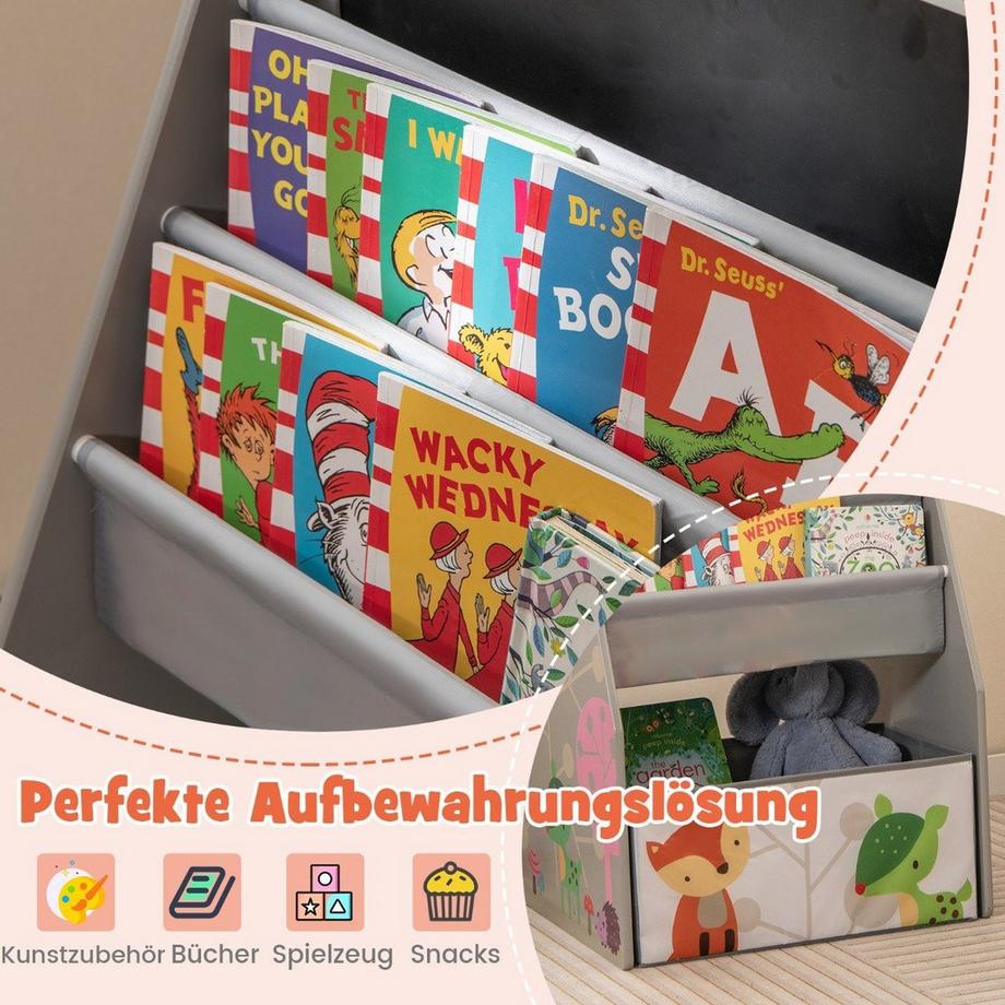 Northix  Cavalletto e set da scrivania per bambini 