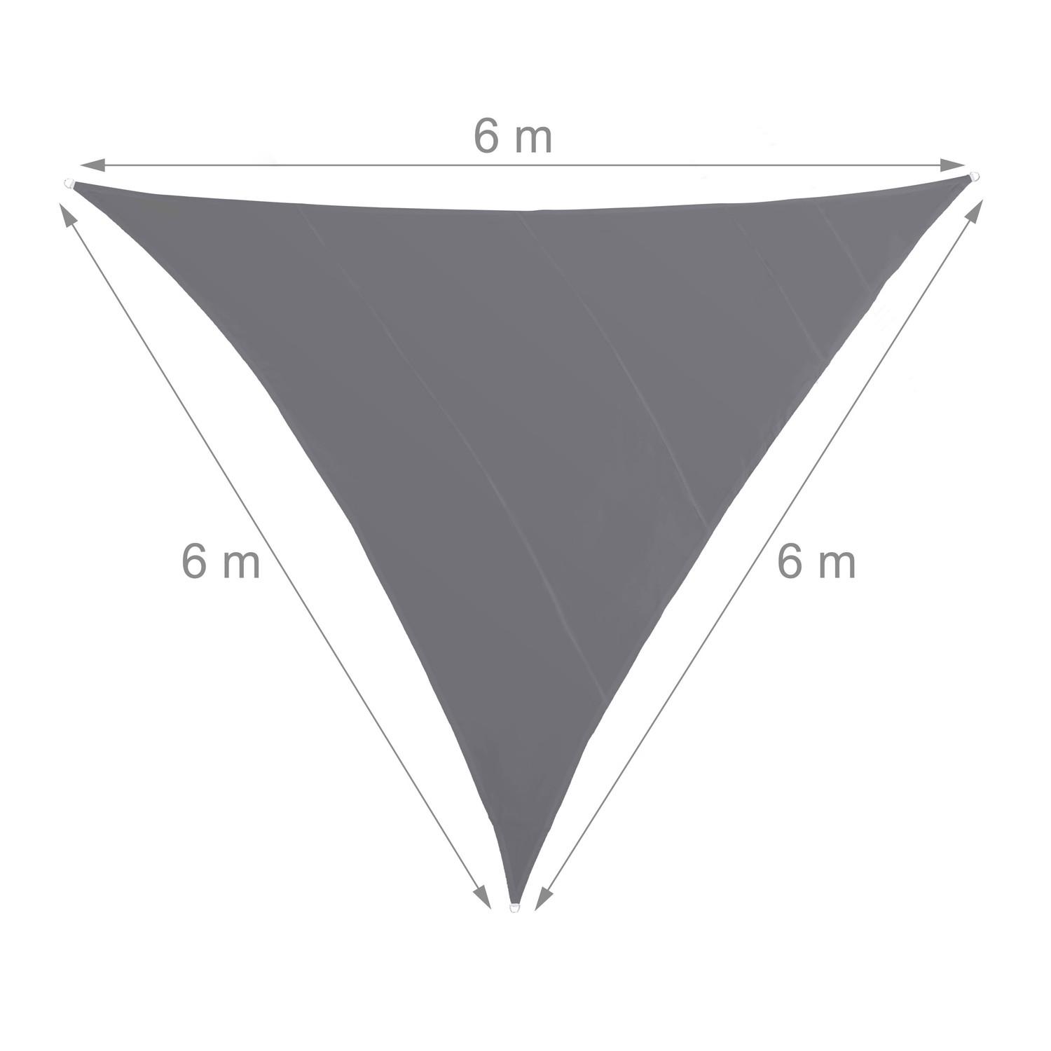 B2X Voile d'ombrage triangulaire gris  