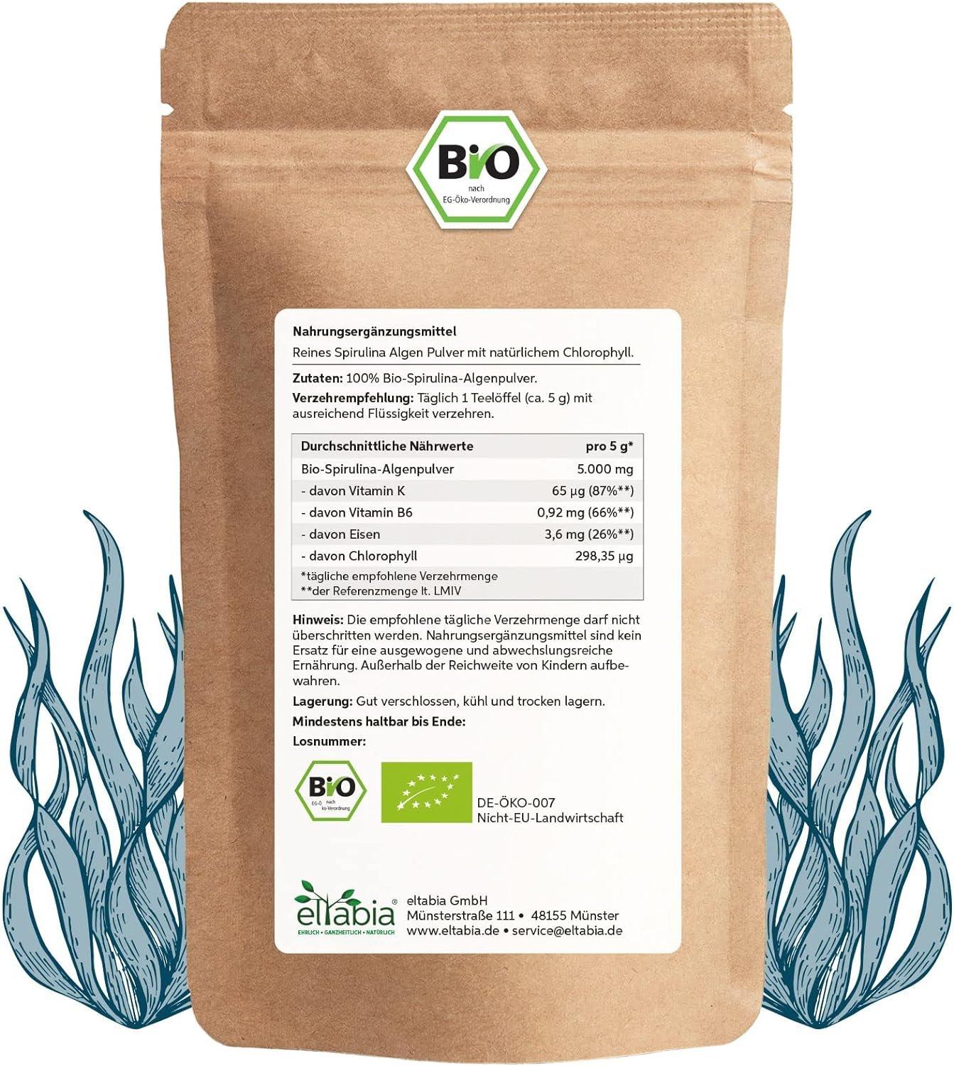 Eltabia  Bio Spirulina Pulver 