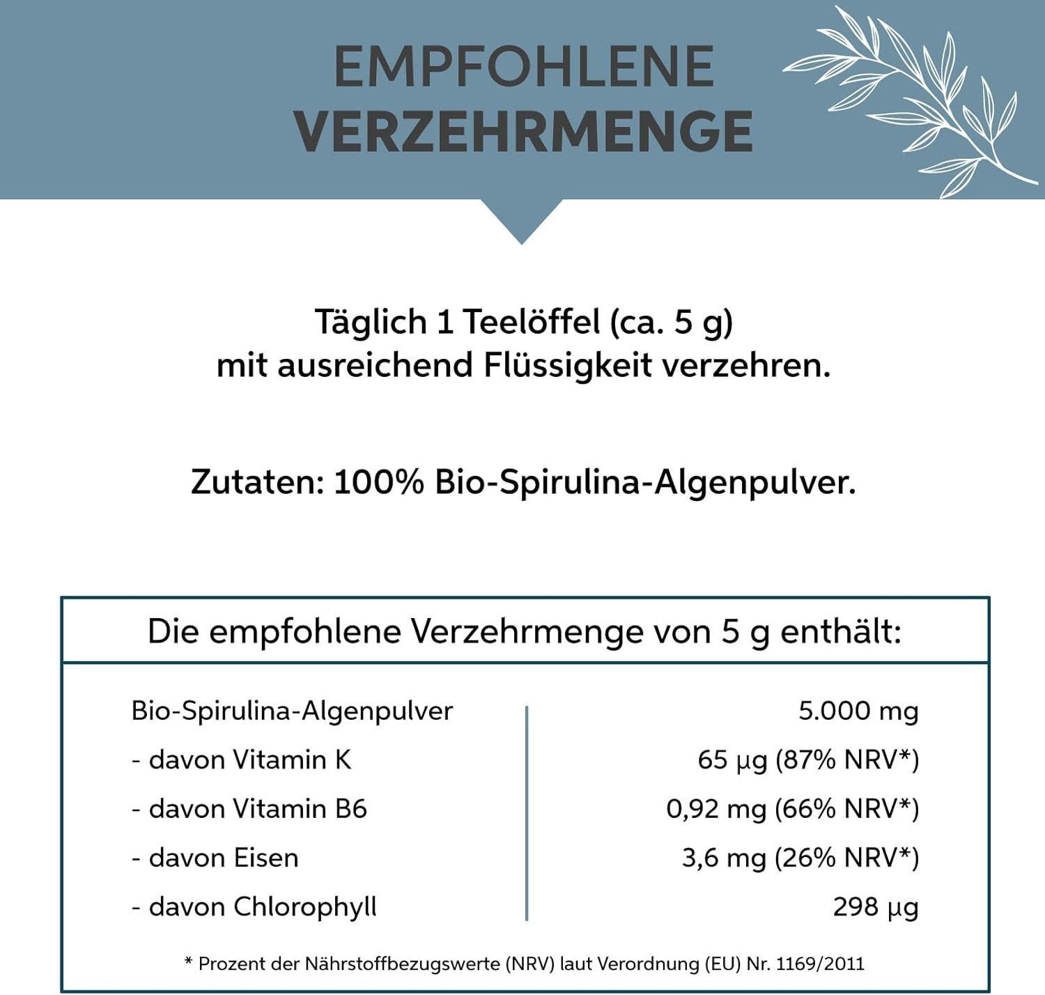 Eltabia  Spirulina biologica in polvere 