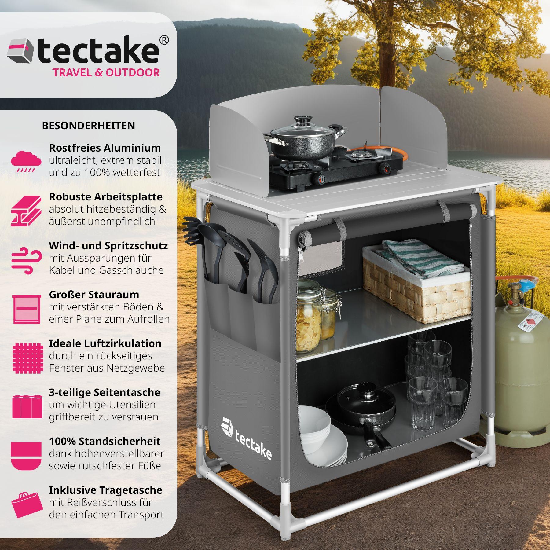 Tectake  Cuisine de camping 