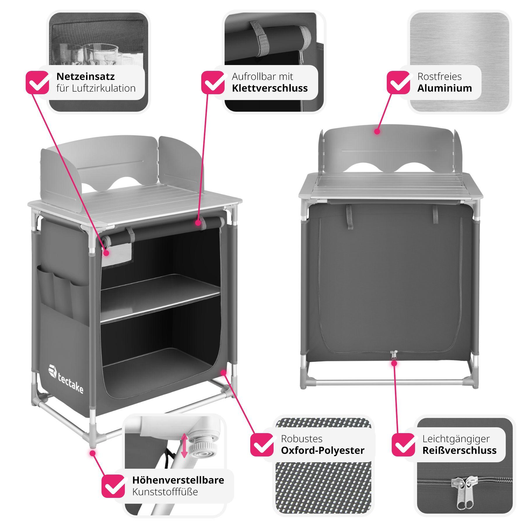 Tectake  Cuisine de camping 