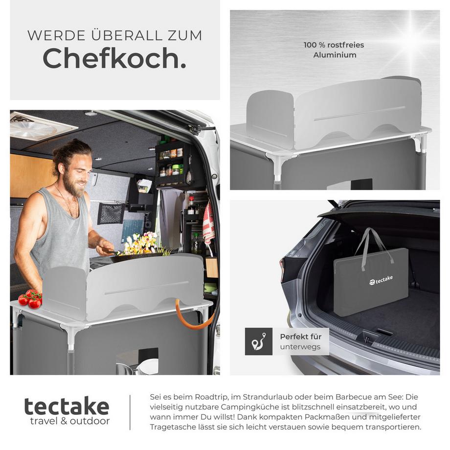 Tectake  Cuisine de camping 