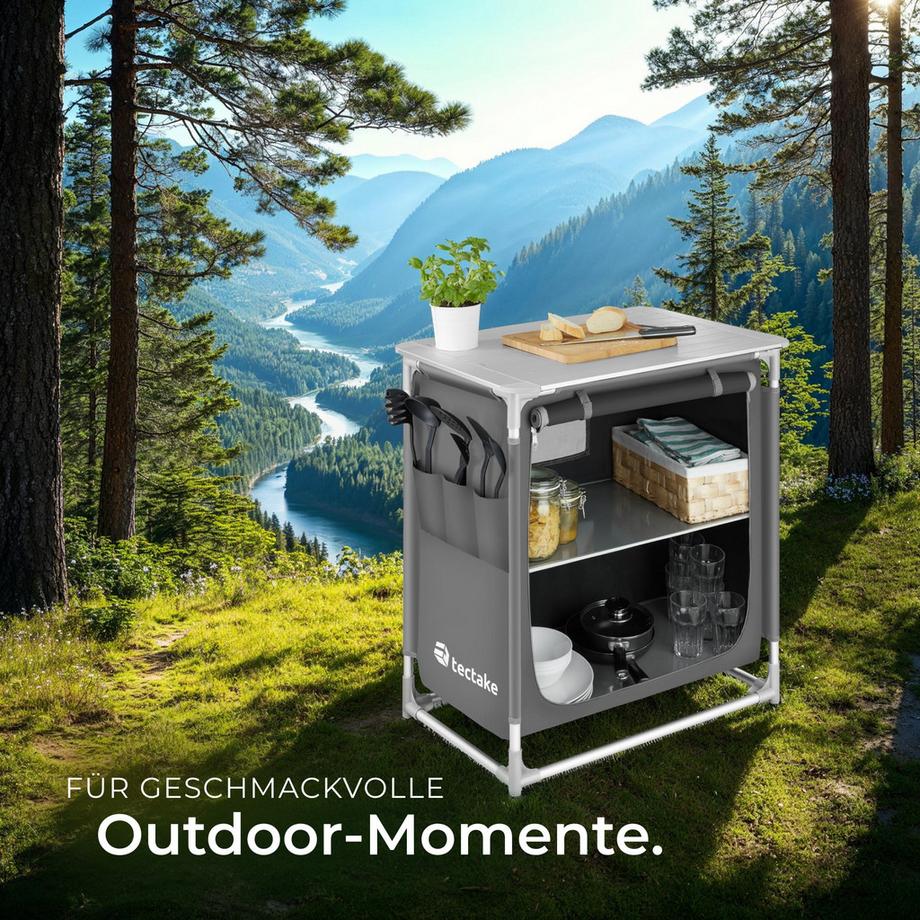 Tectake  Cuisine de camping 