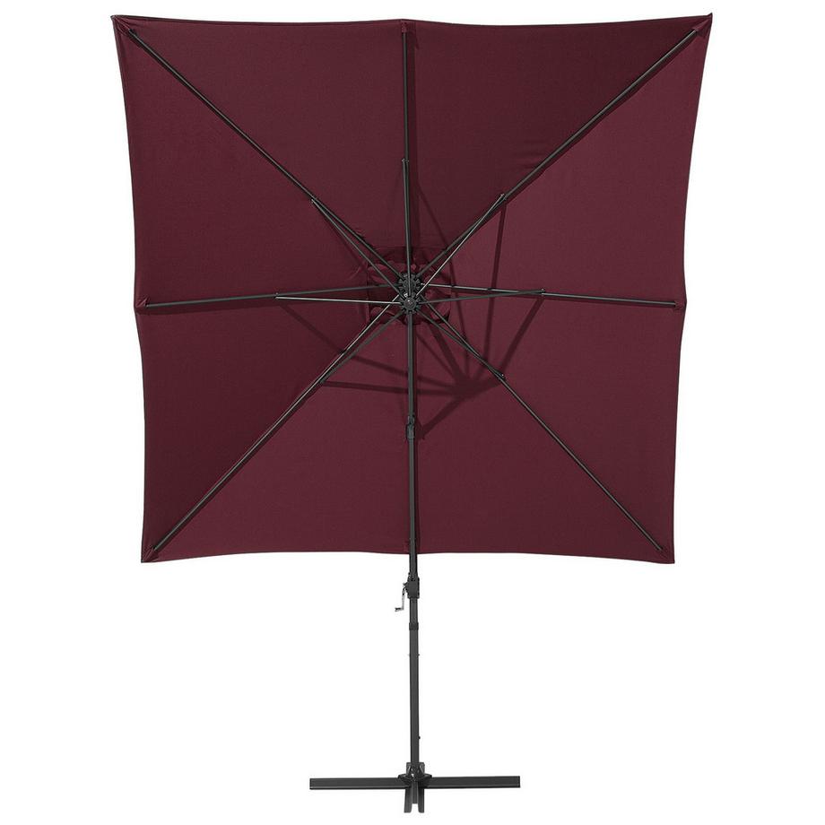 Beliani Ombrellone a sbalzo en Tessuto MONZA  