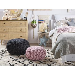 Beliani Ottoman en Coton Boho CONRAD  