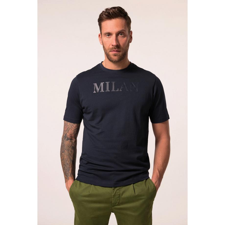 JP1880 Halbarm T-Shirt mit Brustprint  