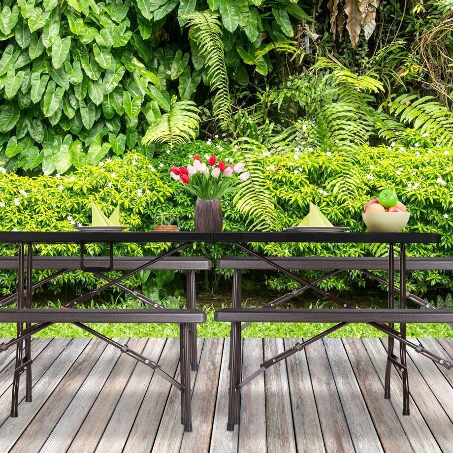 Northix Picknickbänke-Set  