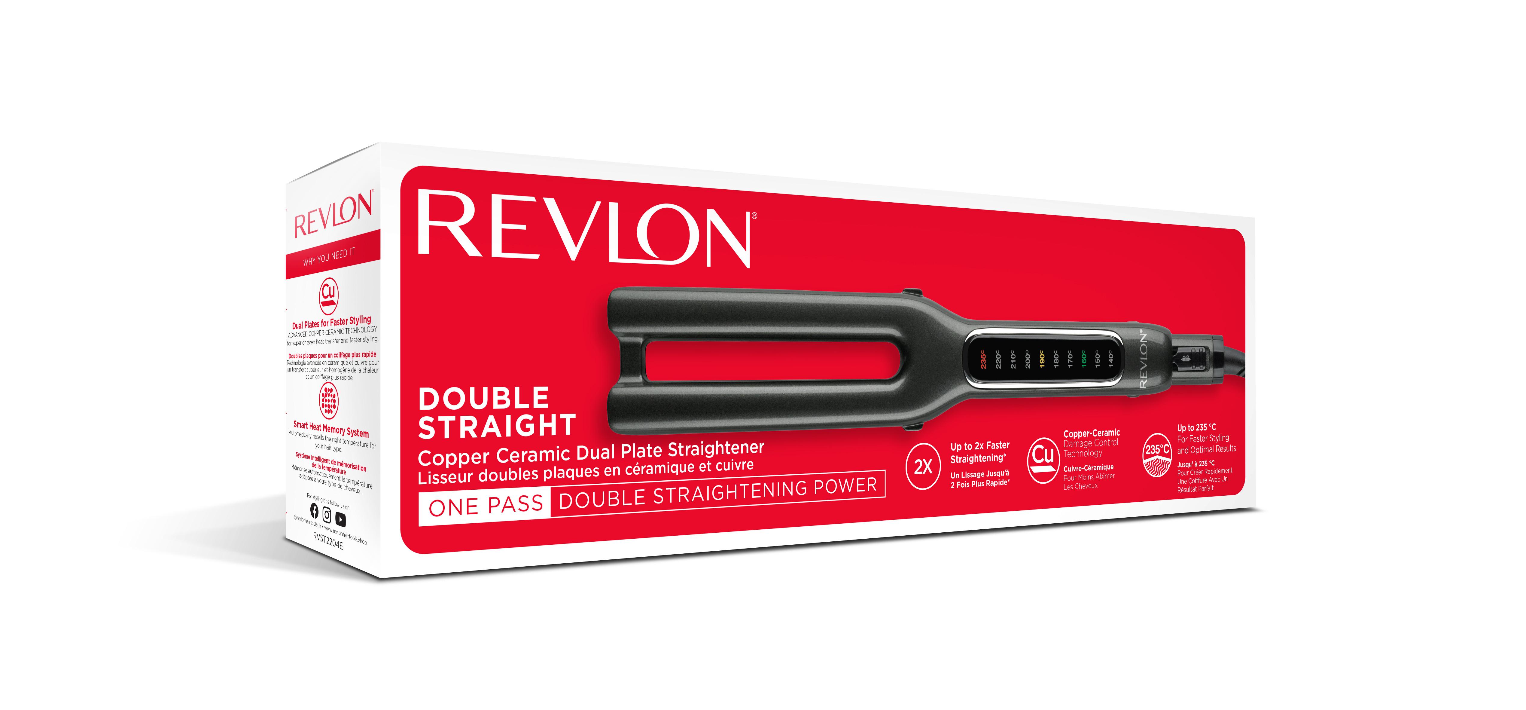 REVLON Piastra per capelli doppia dritta  