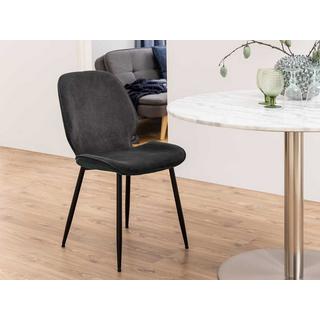 mutoni Chaise de salle à manger Vamika anthracite  