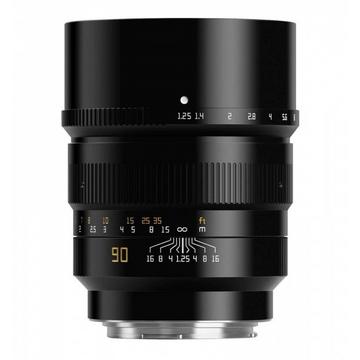 TTArtisan 90mm F1.25 MILC Obiettivi standard Nero