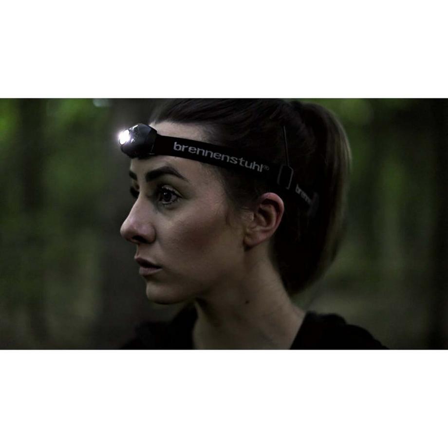 Nedis  Lampe frontale à LED LuxPremium / lumineuse Lampe frontale à LED CREE avec lumière frontale brillante Noir 