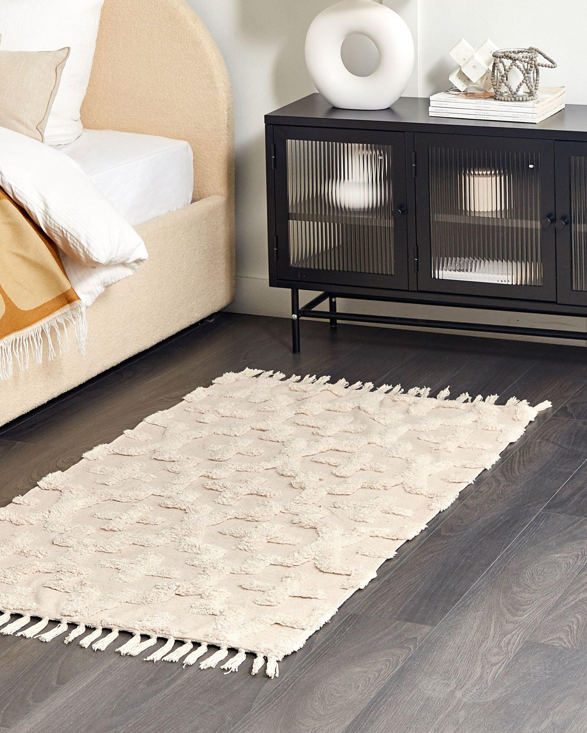 Beliani Tapis en Coton Boho ITANAGAR  