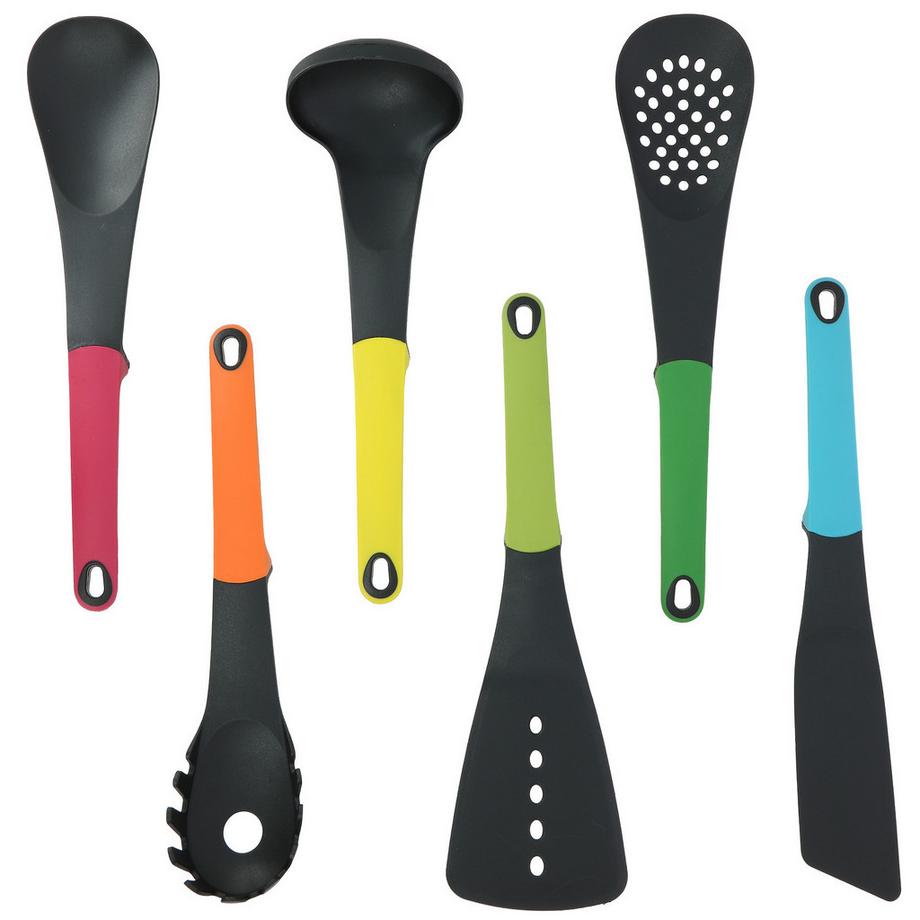 6-teiliges Küchenutensilien-Set Halter