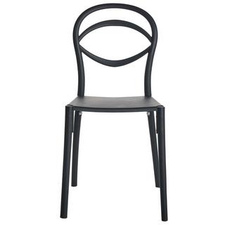 Beliani Lot de 4 chaises de jardin en Polypropylène Minimaliste COVOLO  