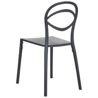 Beliani Lot de 4 chaises de jardin en Polypropylène Minimaliste COVOLO  