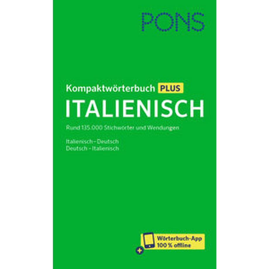 Pons  PONS Kompaktwörterbuch Plus Italienisch 