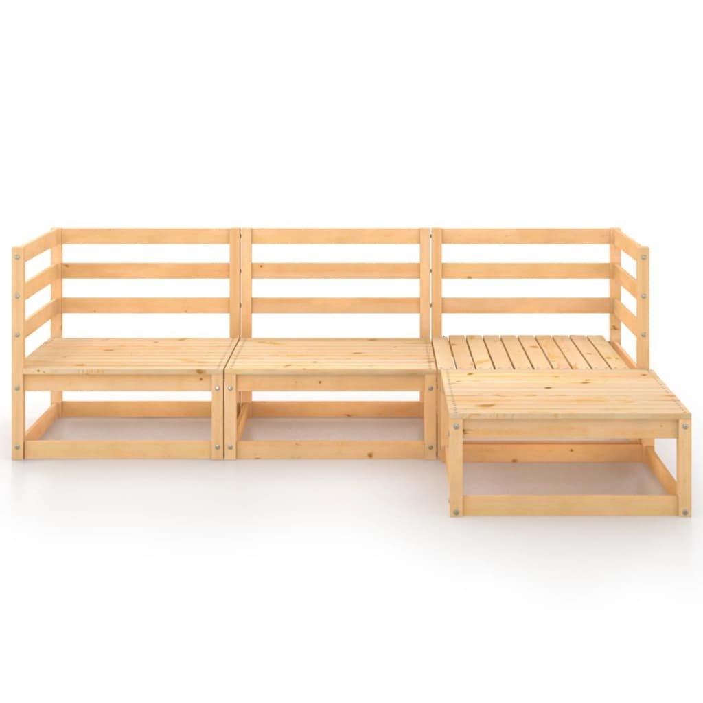 VidaXL Ensemble de meubles de jardin bois de pin  