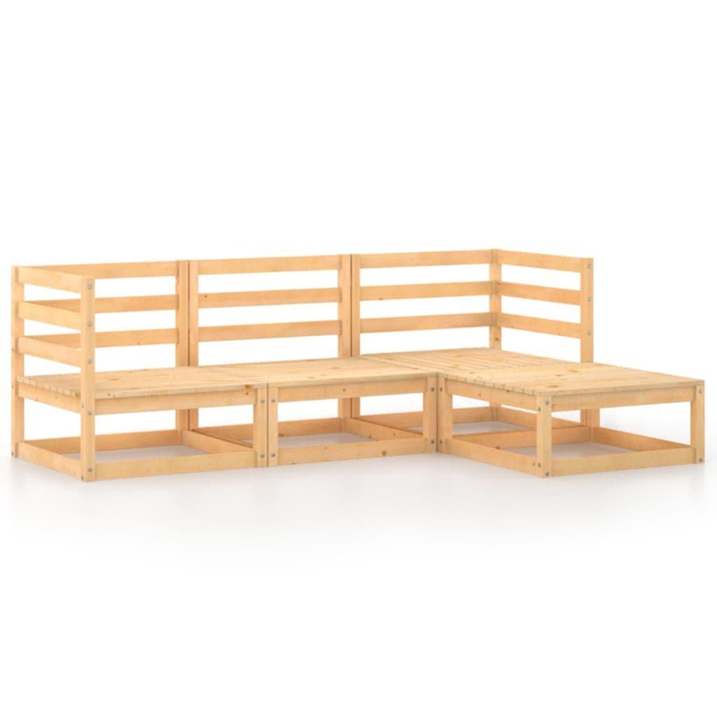 VidaXL Ensemble de meubles de jardin bois de pin  