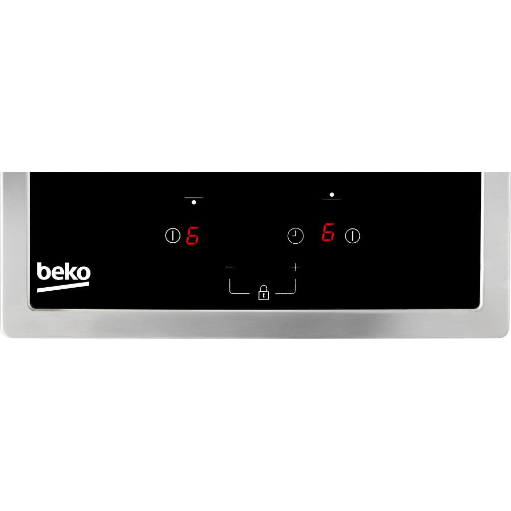 Beko  Beko HDMC32400TX piano cottura Acciaio inox Da incasso 30 cm Ceramica 2 Fornello(i) 