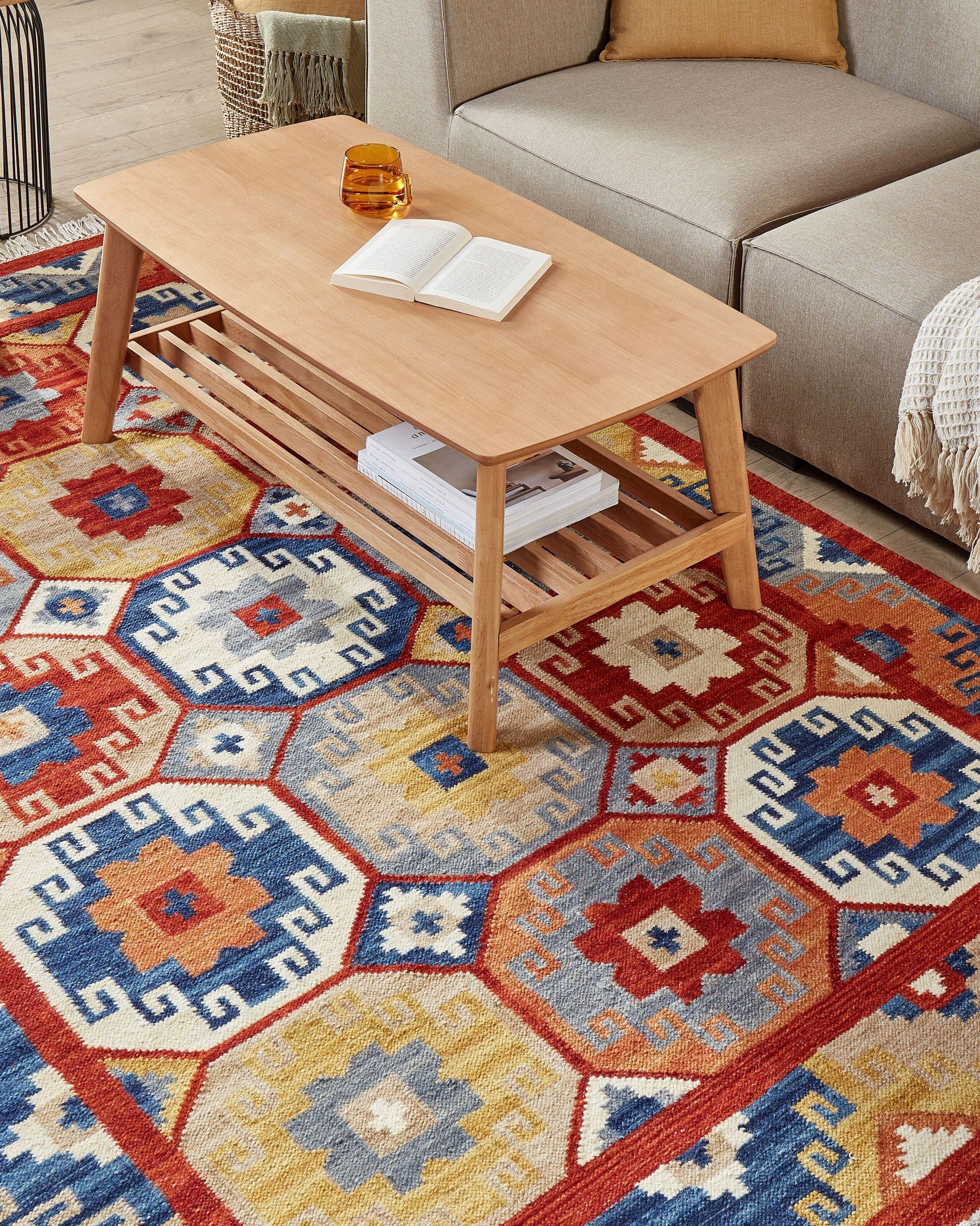 Beliani Tapis en Laine Traditionnel LUSARAT  