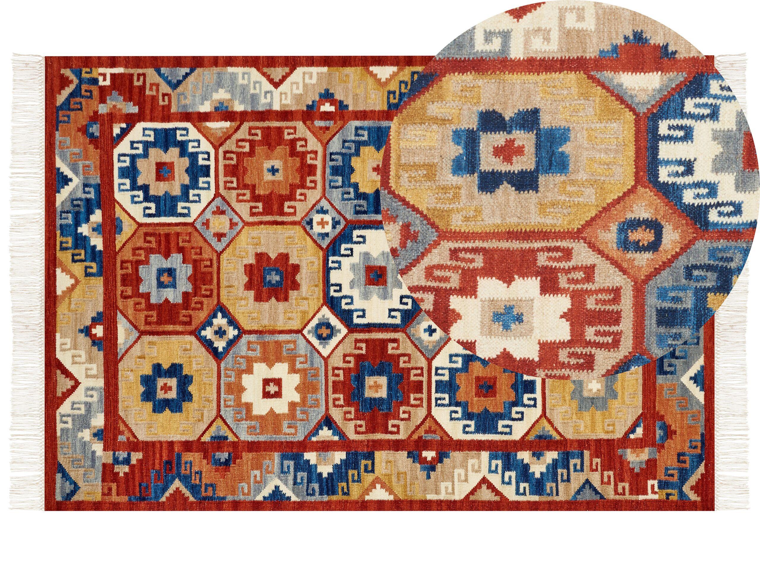 Beliani Tapis en Laine Traditionnel LUSARAT  