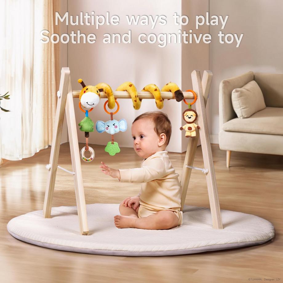 Activity-board  Giraffe Spirale Kinderwagen Spielzeug für Babys 