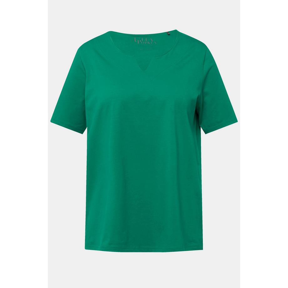 Ulla Popken T-Shirt Linea A Scollo Tunica Mezza Manica  