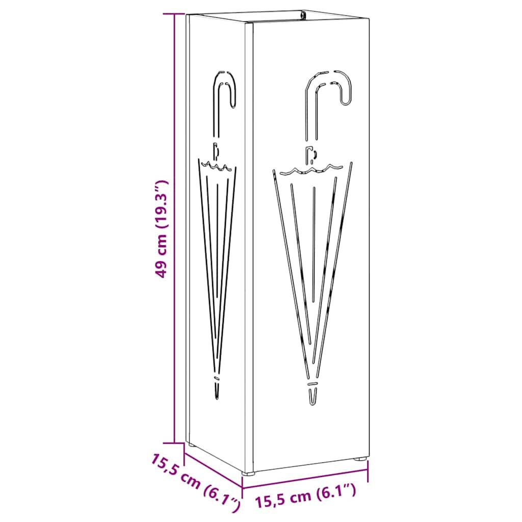 VidaXL Sonnenschirmhalter metall  