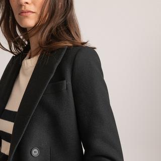 La Redoute Collections  Manteau pardessus long fabriqué en Europe 