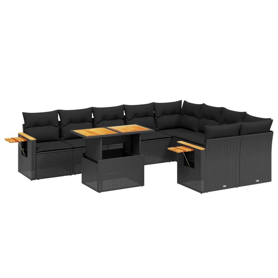 set divano da giardino Polirattan