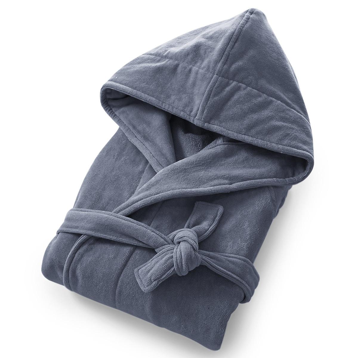 La Redoute Intérieurs  Peignoir capuche éponge velours 450 g/m2 