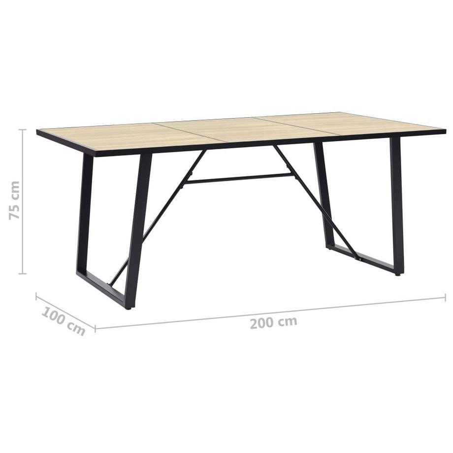 VidaXL Esstisch mdf  